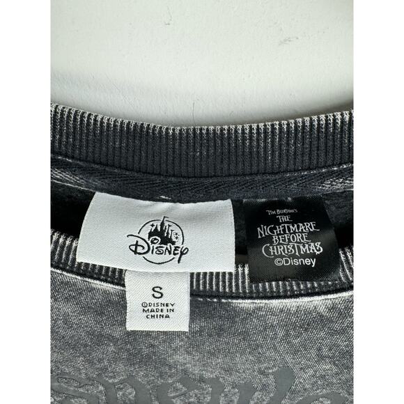 Disney Nightmare Before Christmas Jack Grunge Gothcore Emo Skull Casual Sweater - Picture 6 of 8